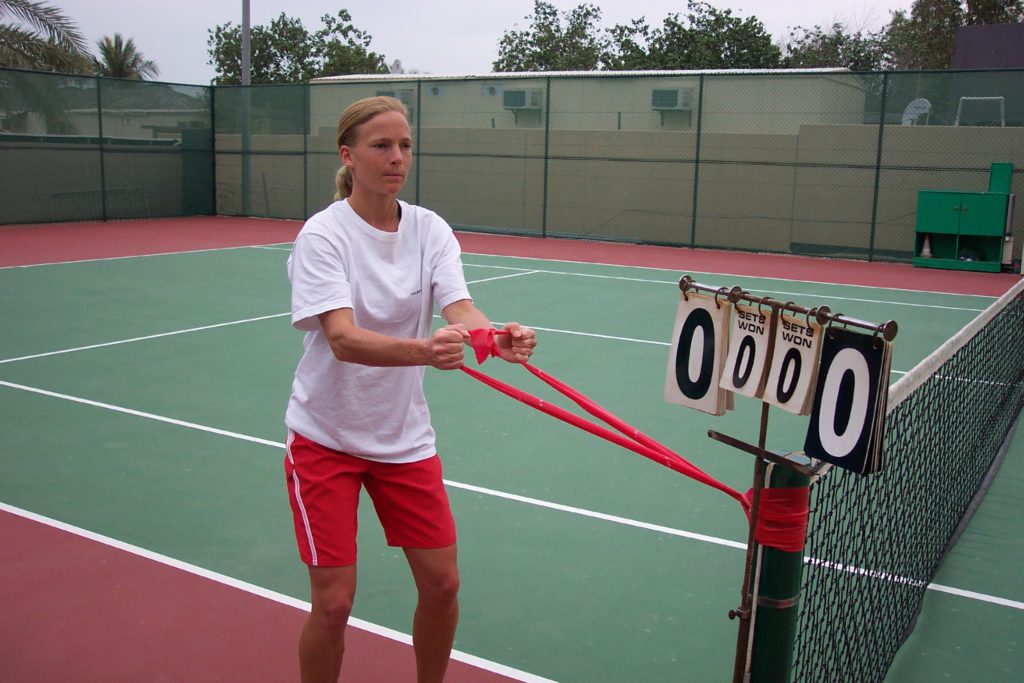 Tennis warm up